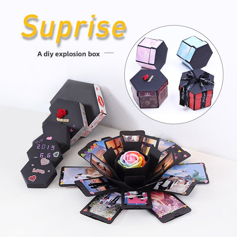 Hexagonal gift box