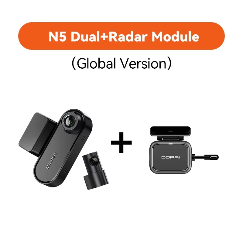Dash Cam N5 Dual Front and Rear 4K Ultra HD Resolution Dash Camera Nightvis ADAS GPS Auto Record
